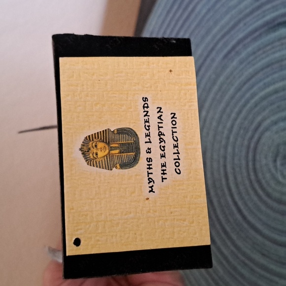 Egyptian God Sculpture with Multicolor Accents - Picture 4 of 5